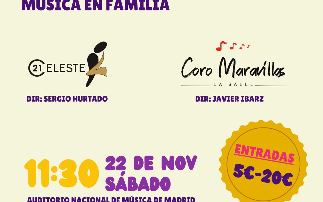 Concierto de Santa Cecilia con el coro del Colegio Ntra. Sra. de las Maravillas